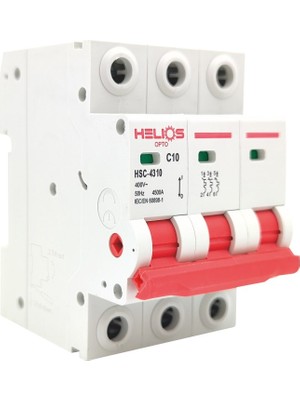 Helios Opto 3X100A 4500KA C Tipi Trifaze W Otomat HSC-43100