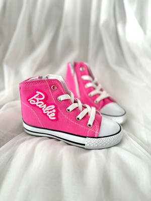 NS Little Barbie Yazılı Converse Kız Çocuk Spor Ayakkabı