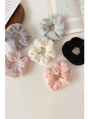 New Obsessions Minimal Peluş Simit Toka Seti 6'lı