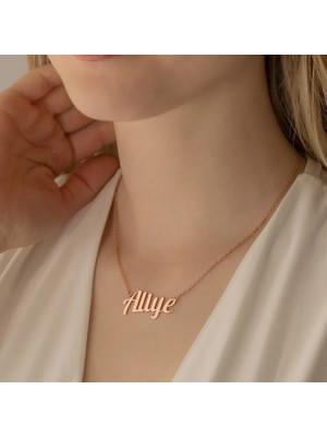 N!da Jewelry 925 Ayar Gümüş Isim Kolye