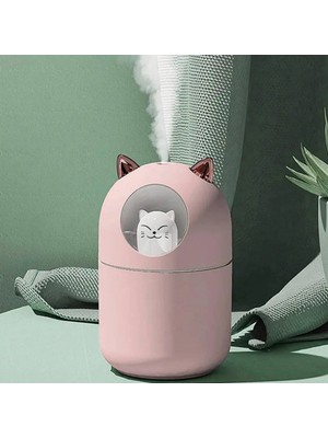 Md Sweet Cat Sevimli Kedi Gece Lambalı H2O Oda Kokusu Nemlendirici