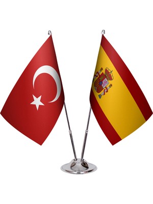 Asya Bayrak Ispanya Ikili Masa Bayrağı