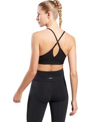 Reebok Lux Strappy Sports Siyah Kadın Bra