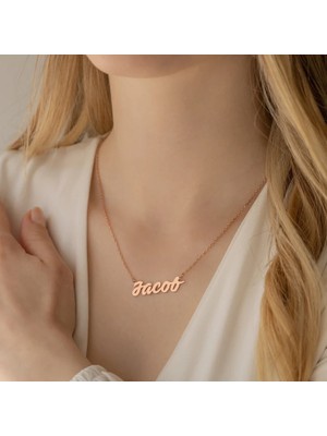 N!da Jewelry 925 Ayar Gümüş Isim Kolye