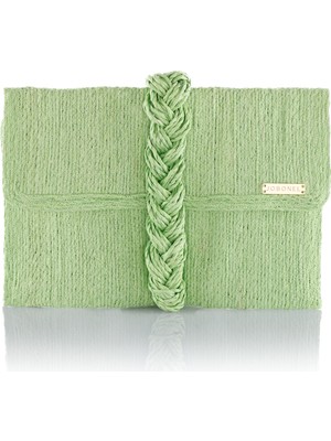 Jobonel Neon Yeşil Clutch Çanta