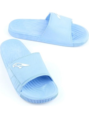 Gezer Erkek Kaymaz Terlik Balkon Plaj Havuz Islak Zemin Terliği Kartal Mavi