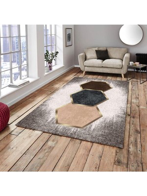 Hemka Yeni Model Kupa Kahve Lastikli Halı Örtüsü