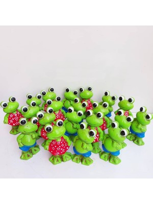 Atölye Dekupaj Kurbağa Ikili Set