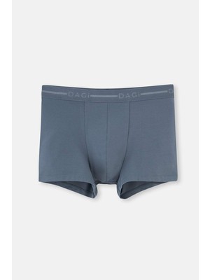 Dagi Koyu Gri 5210 Pamuk Düz Boxer