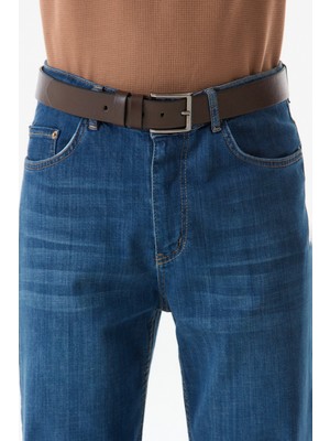 FullaModa Spor Suni Deri Kemer