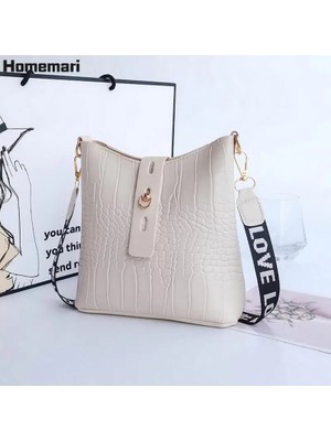 Qiuming Shop A-5 Stili Timsah Desenli Pu Deri Mektup Crossbody Çanta Womeain Kadın Omuz Çantaları Mini Çantalar Seyahat Çapraz Vücut Çanta (Yurt Dışından)