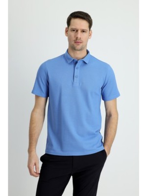 Kinetix Erkek Açık Mavi M-SN328 4fx Polo Yaka T-Shirt 101509957