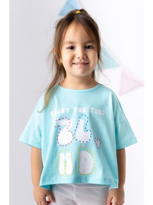 Zeyland Kız Çocuk Basic Crop Tshirt