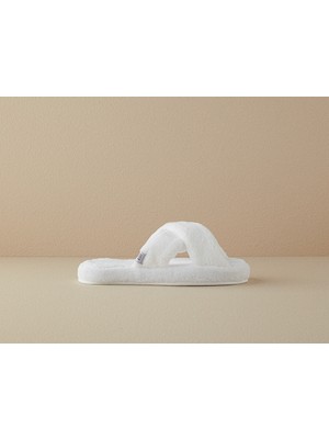 English Home Crux Triga Banyo Terliği Beyaz