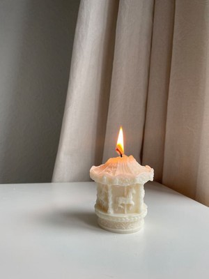 Candle House %100 Soya Mumu Atlı Karınca Dekoratif Mum