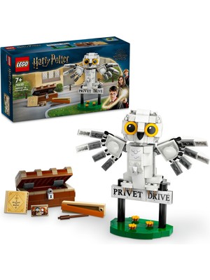 LEGO® Harry Potter™ Hedwig™, Privet Drive 4 Numara’da 76425 - 7 Yaş & Üzeri Çocuklar için Yaratıcı Oyuncak Yapım Seti (337 Parça)