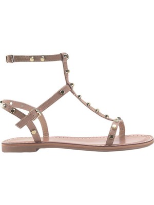 Nine West Ganea 3fx Vizon Kadın Düz Sandalet