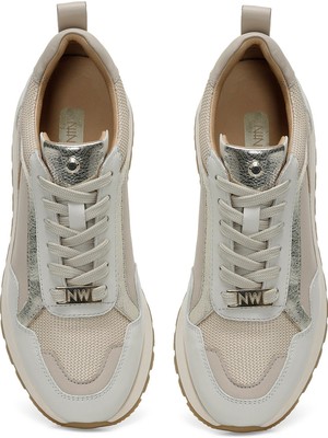 Nine West Asfela 4fx Bej Kadın Sneaker