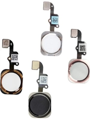 Senal Store Apple iPhone 6s Uyumlu Home Tuşu Orta Tuş Filmi Flexi - Gümüş