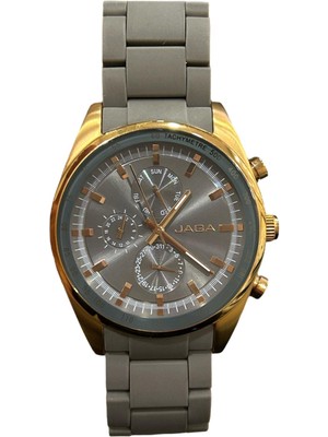 Jaga S08787P-JG Slikon Kordon Erkek Kol Saati