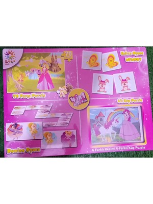 Laço Kids 4 In 1 Oyun Seti Prenses
