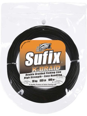 Sufix K-Braid Ip Misina BLACK-44LB - 100MT (19KG) 2x