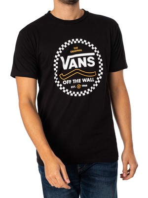 Vans Round Off Tee-B Erkek Siyah Tshirt VN000FJSBLK1