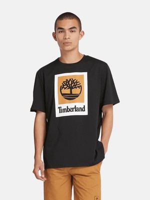 Timberland Colored Short Sleeve Erkek Siyah T-Shirt TB0A5QS20011