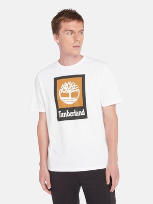 Timberland Colored Short Sleeve Erkek Beyaz T-Shirt TB0A5QS21001