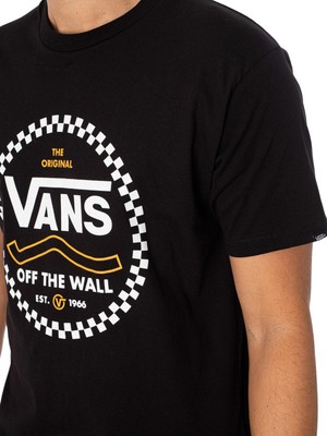 Vans Round Off Tee-B Erkek Siyah Tshirt VN000FJSBLK1