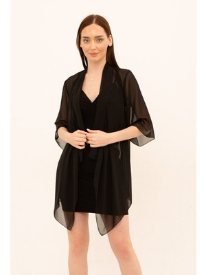 Laranor Şifon Kimono&hırka 40 - Siyah