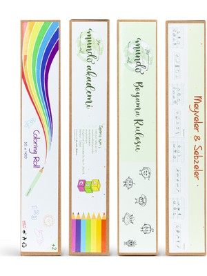 Mundo Shop Coloring Roll- Meyveler ve Sebzeler