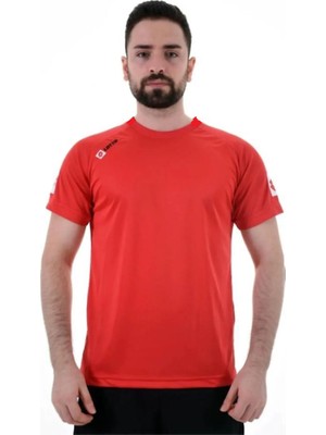 Lotto Erkek Kırmızı Kısa Kollu T-Shirt R8927