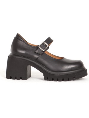 Dericlub Rc 27740 Deri Kadın Platform Topuklu Ayakkabı