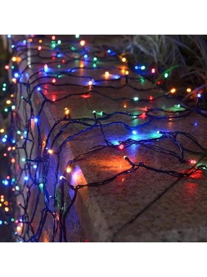 SD Works LED Solar String Lights Fairy Lights Güneş Enerjili LED Bahçe Aydınlatması 2 Adet
