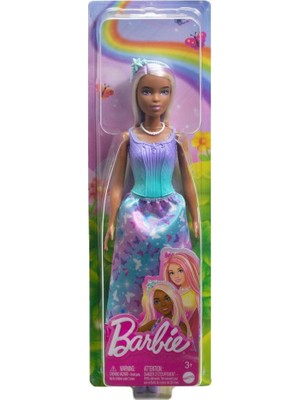 Barbie Prenses Bebek Mor HRR07 HRR10 Lisanslı Ürün