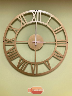 Tasagram Gold Roma Rakamlı Duvar Saati