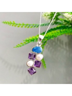 Eysell Jewellery Opal Taşı Kolye