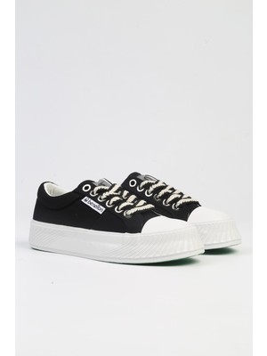 Benetton Benetton® | BNI-10097 Siyah Beyaz-Ithal Kadın Platform Spor Ayakkabı