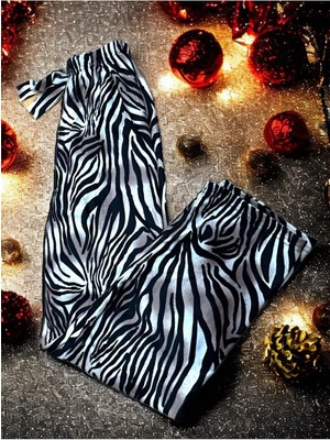 Rye Butik Zebra Desenli Pijama Altı Mevsimlik