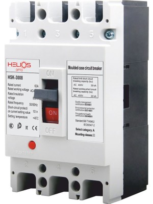 Helios Opto Kompakt Şalter 3X400A 50KA HSK-3017