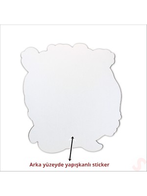 Süsle Bebek ve Parti Deniz Canlıları Aynalı Duvar Stickerı, 33CM x 33CM