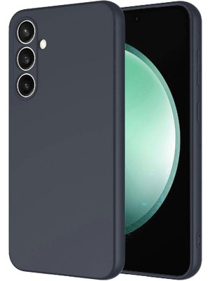 Kzy Samsung Galaxy S23 Fe Kapak Içi Kadife Kamera Korumalı Lansman Silikon Kılıf - Petrol Mavisi