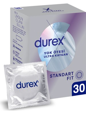 Durex Yok Ötesi Ultra Kaygan 30'lu İnce Prezervatif