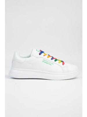 Benetton Benetton® | BNI-10061 4205 Beyaz-Ithal Kadın Spor Ayakkabı