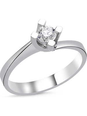 Pırlant 0.30 Karat Tektaş Pırlanta Yüzük