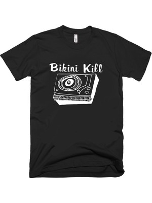 Taketshirt Bikini Kill T-Shirt Siyah Unisex