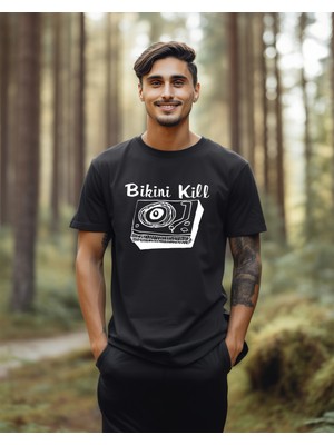 Taketshirt Bikini Kill T-Shirt Siyah Unisex