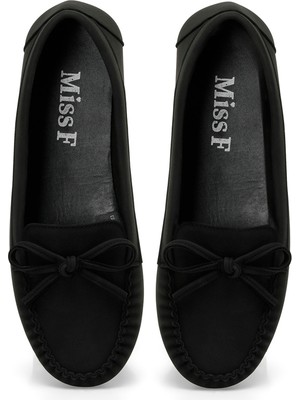 Miss F DS20054 4fx Siyah Kadın Loafer