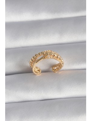 Clariss Pirinç Gold Renk Kadın Yüzük